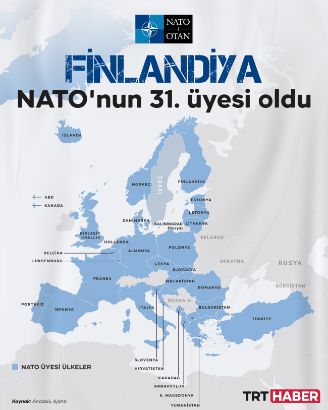 Finlandiya NATO üyesi oldu